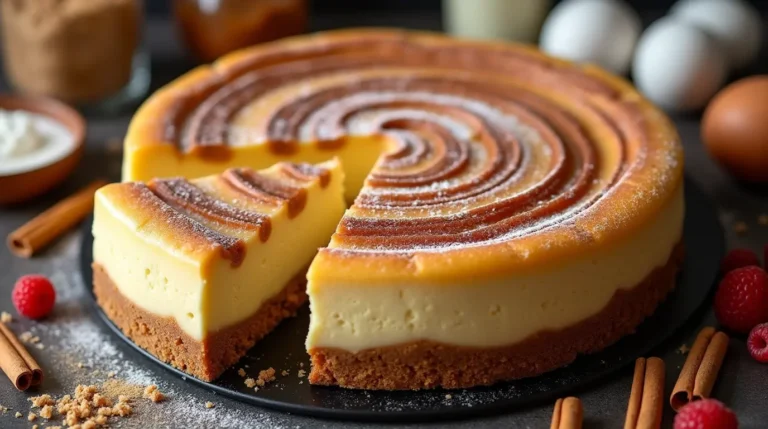 cinnamon roll cheesecake